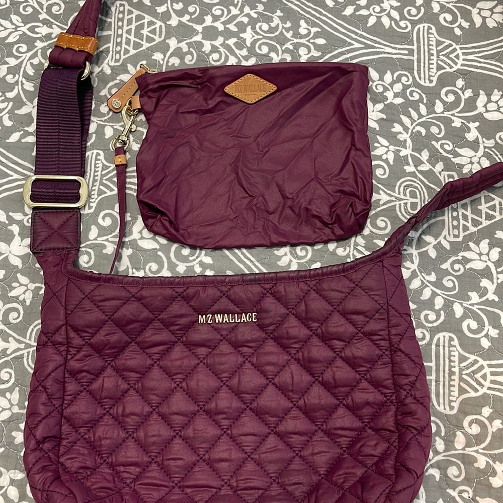 MZ Wallace cross body with accessory bag